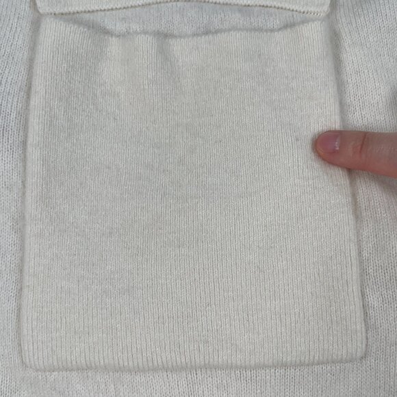 Reiss Knitted Oversized Button Down Shirt Top Wool Cashmere Blend Women's Size M - Picture 13 of 16